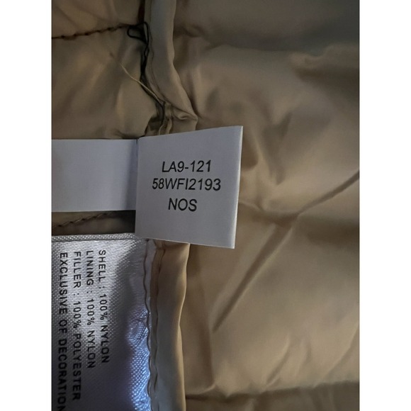 NFL Puffer Vest Men Large New Orleans Saints Black Gold Fleur De Lis - Picture 8 of 9